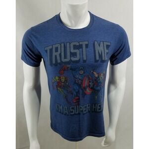 Marvel Comics Trust Me I'm A Super Hero Iron Man Captain America Thor Shirt Sm